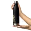 stainless steel water bottle black oz left edcfc jpg