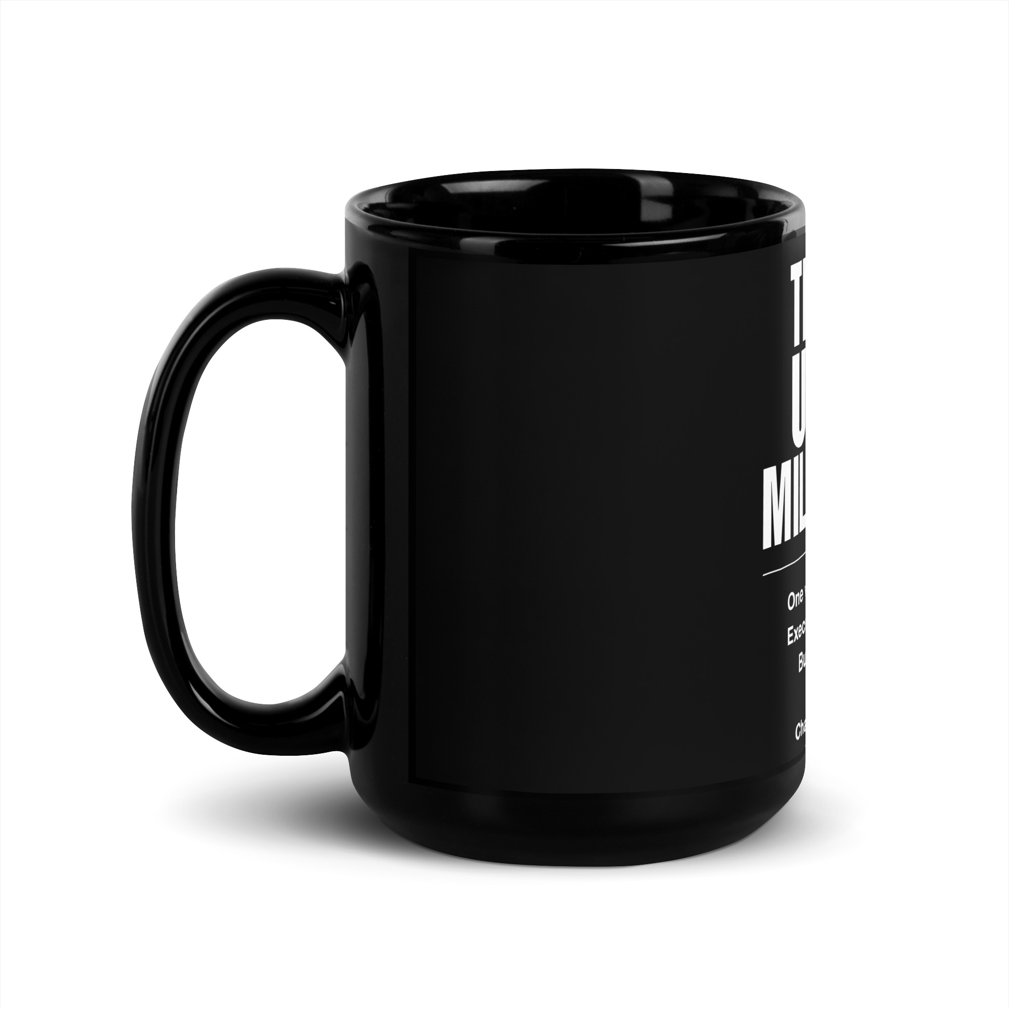 black glossy mug black oz handle on left fddeb jpg