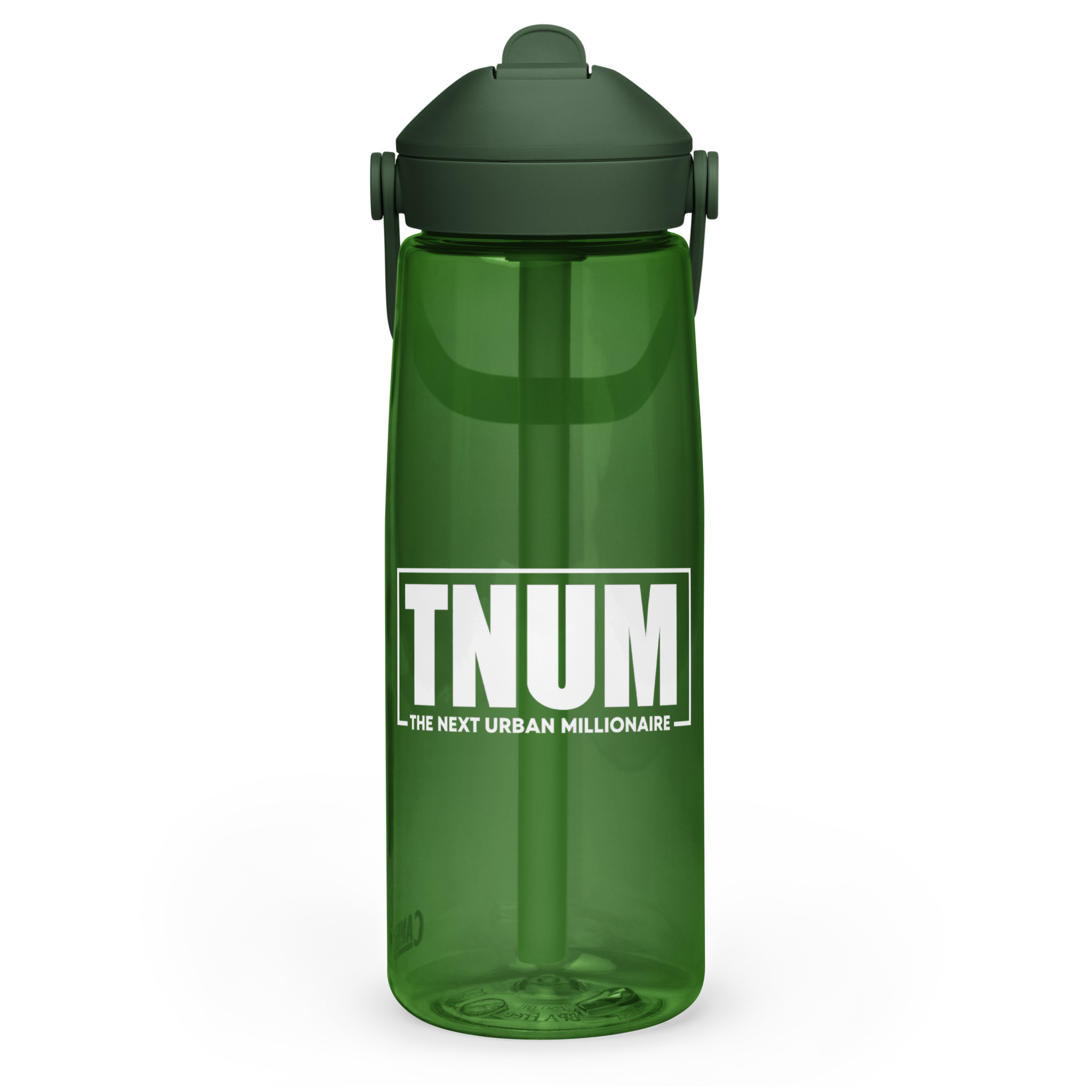 flip straw water bottle forest green left ae jpg
